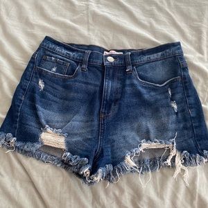 High rise shorts